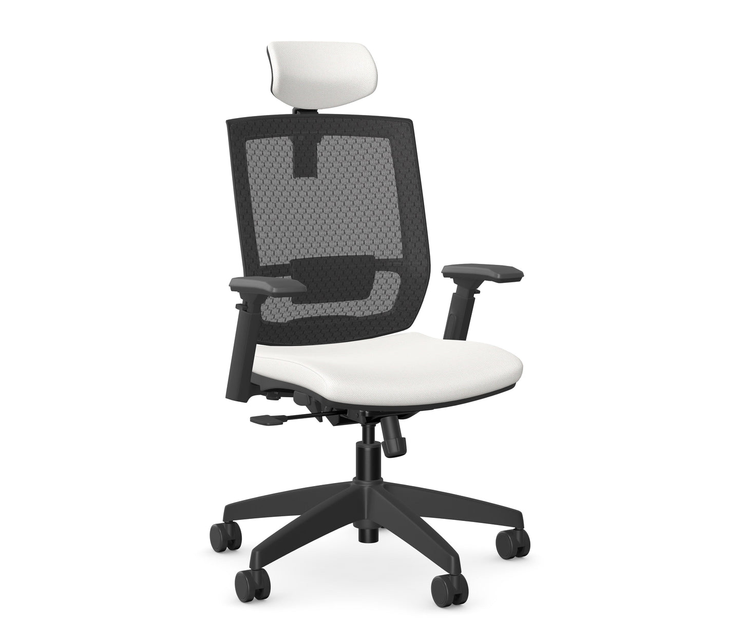Entail Mid-Back Ergonomic Office Chair With Headrest