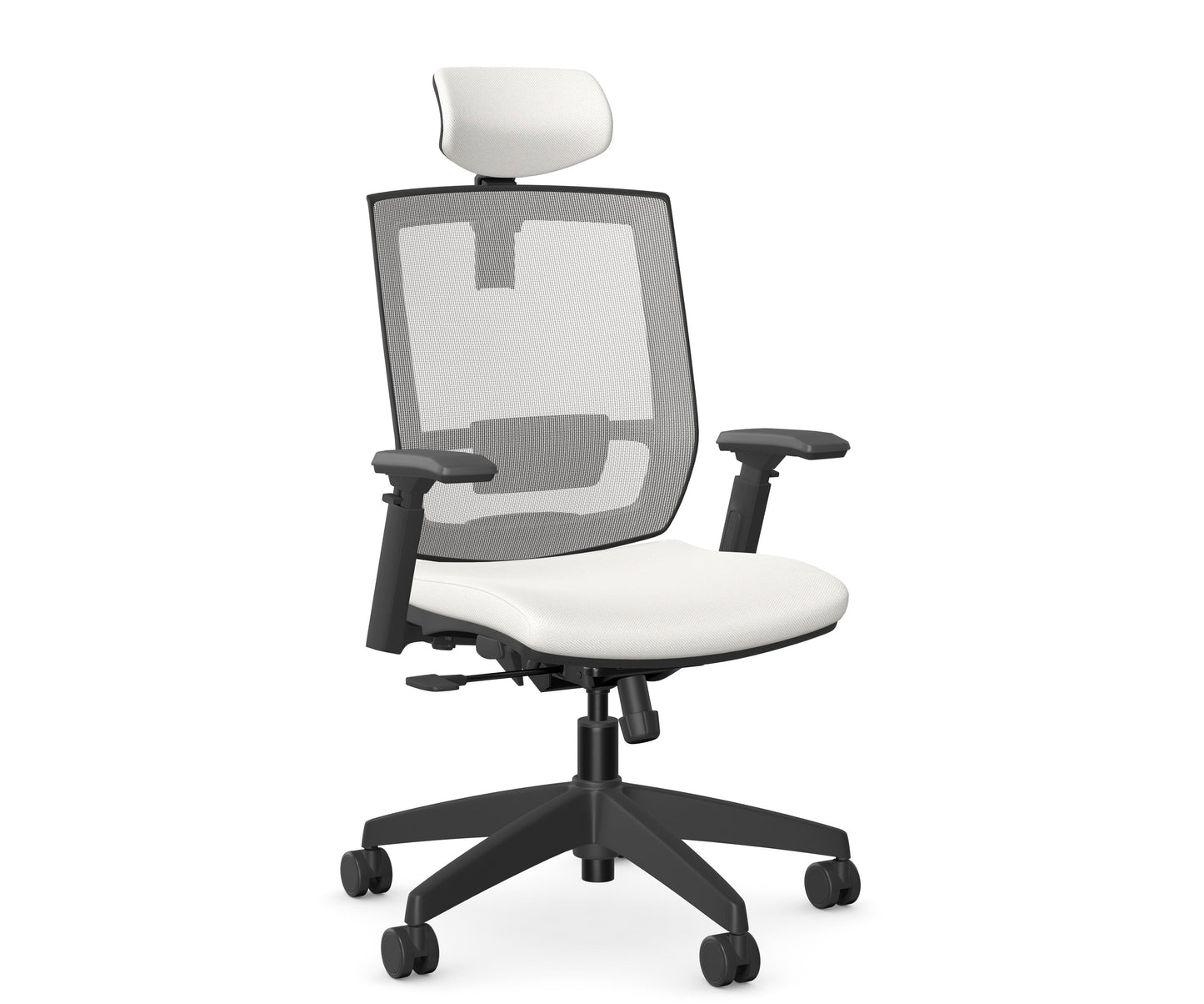 Entail Mid-Back Ergonomic Office Chair With Headrest