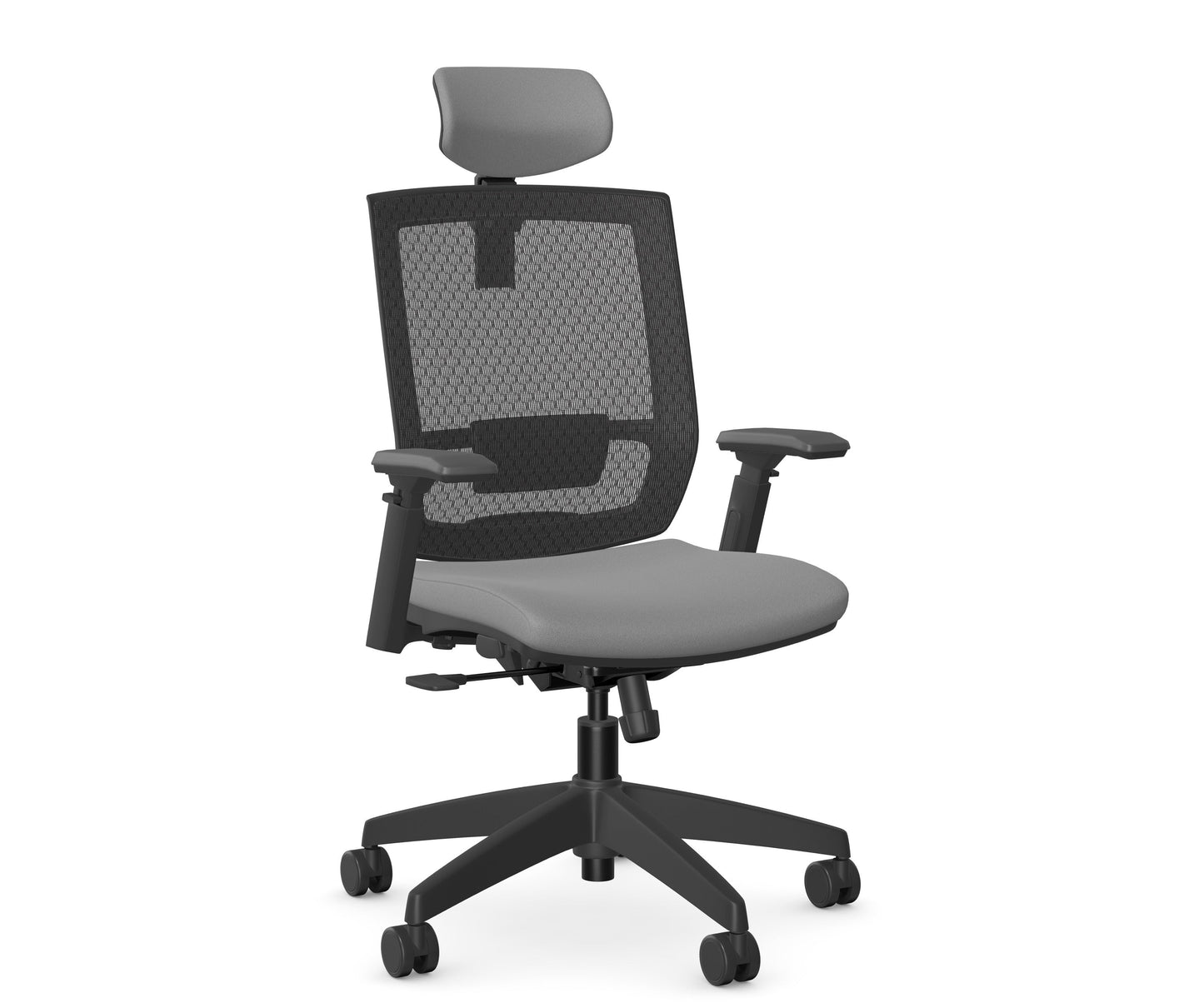 Entail Mid-Back Ergonomic Office Chair With Headrest