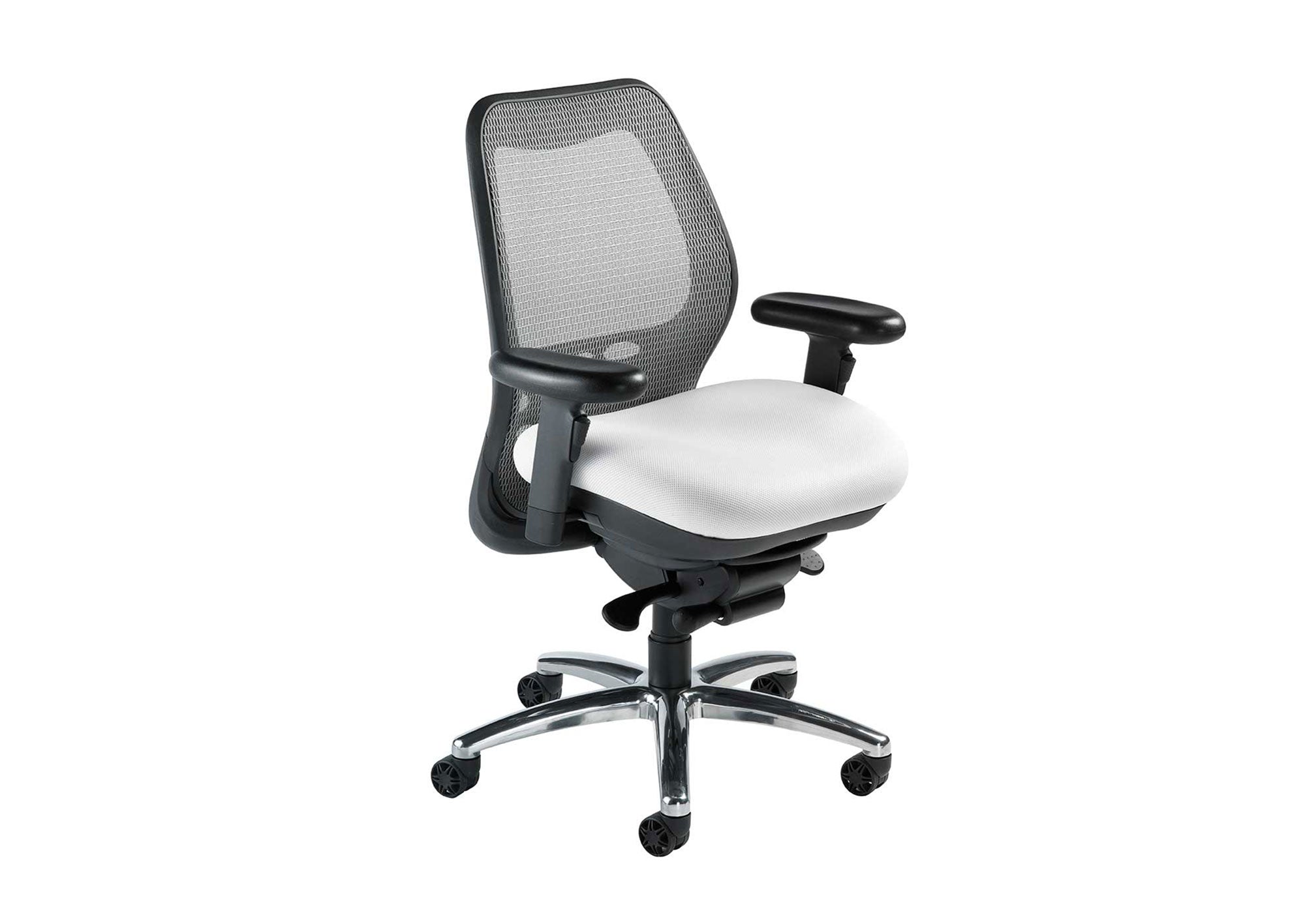 Nightingale SXO Mesh-Back Ergonomic Chair With Headrest - 6100 - White