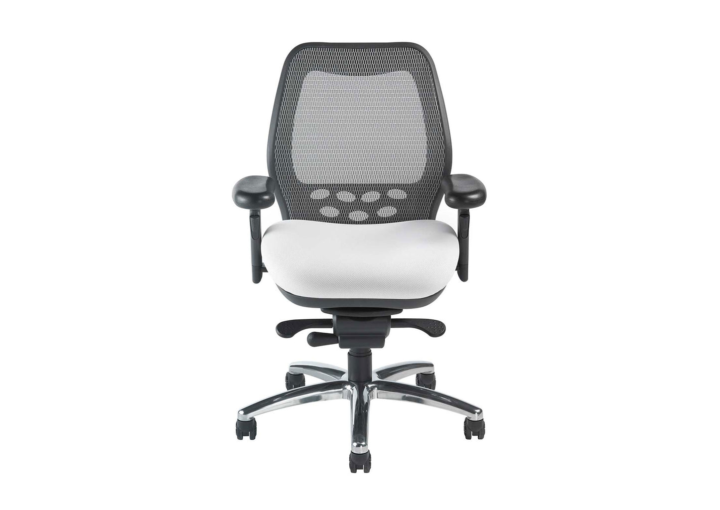Nightingale SXO Mesh-Back Ergonomic Chair With Headrest - 6100 - White