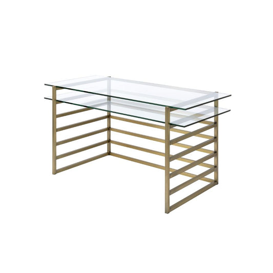 Shona Glass Top Desk