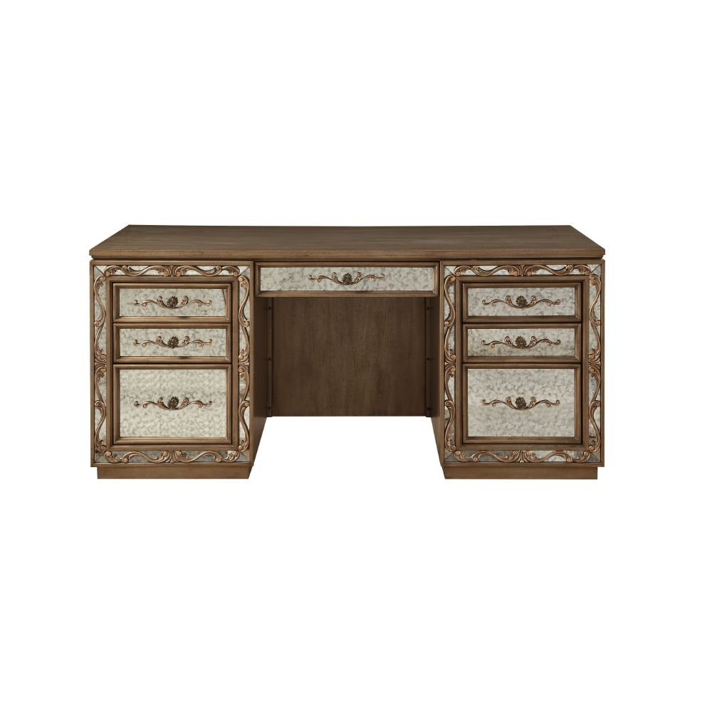 Orianne Executive Desk with Hutch