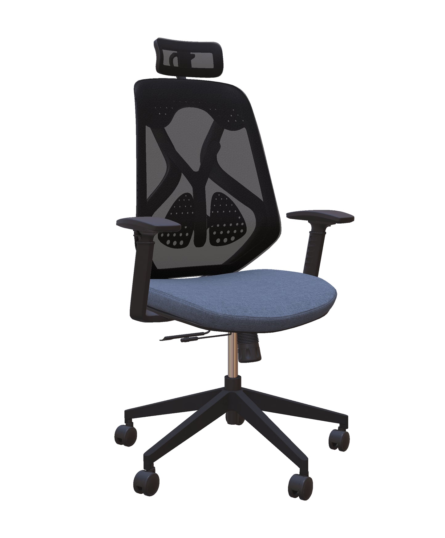 Roswell Black on Black Ergonomic Office Chair