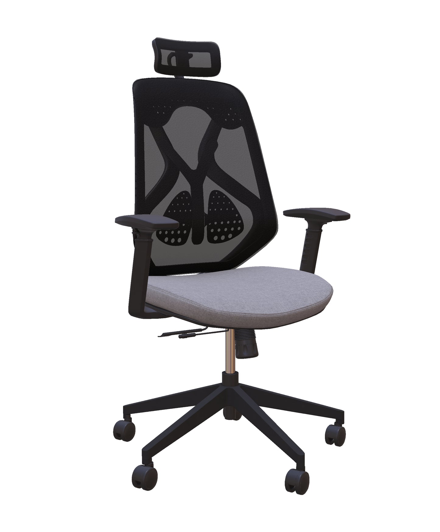 Roswell Black on Black Ergonomic Office Chair