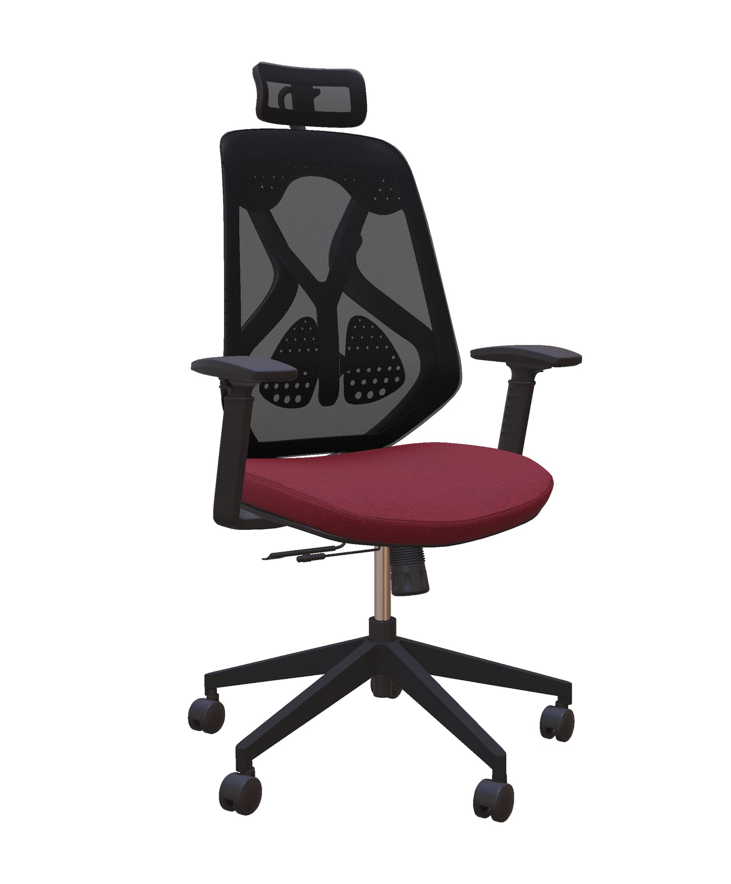 Roswell Black on Black Ergonomic Office Chair