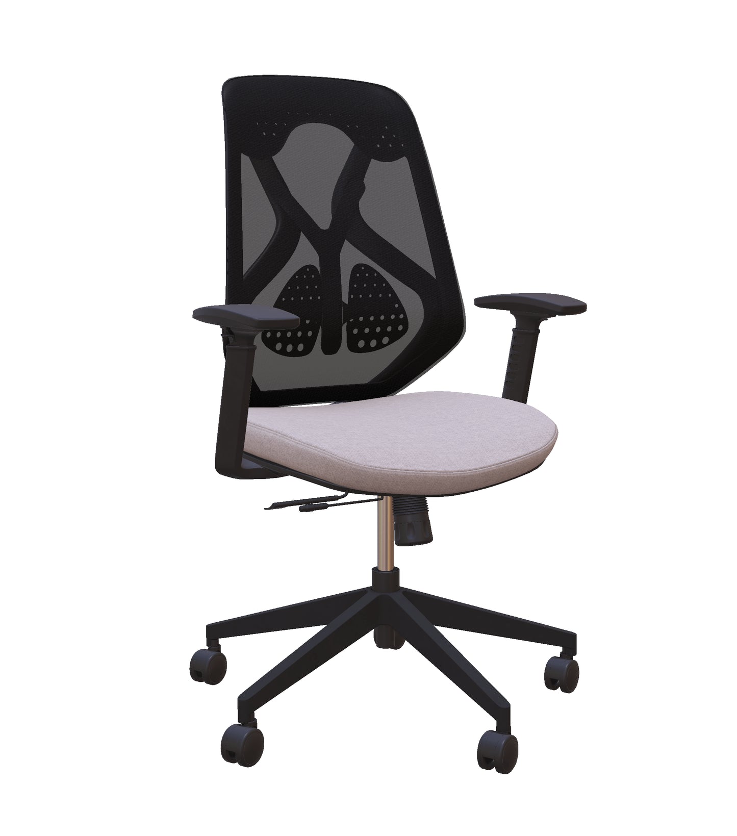 Roswell Black on Black Ergonomic Office Chair