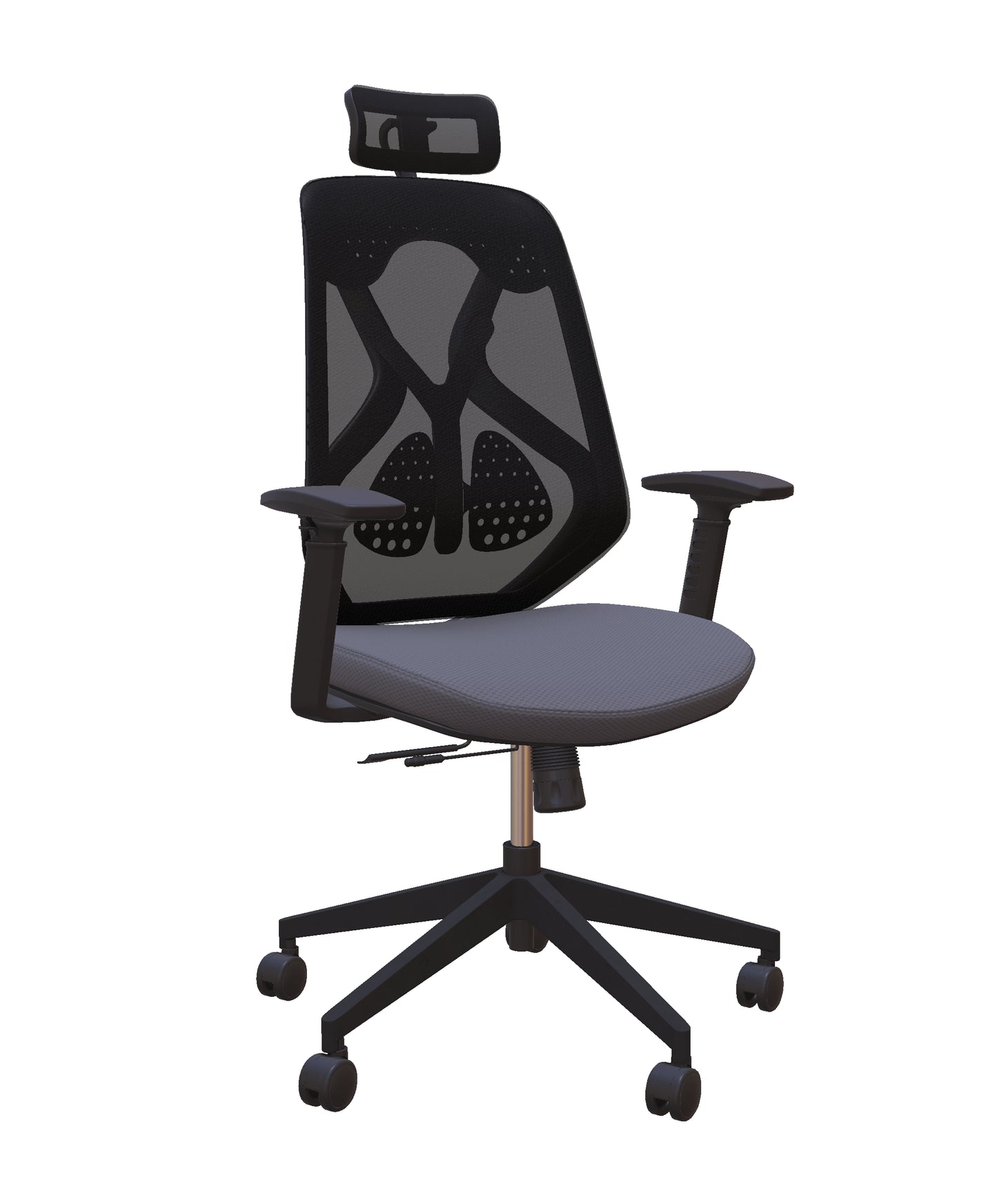 Roswell Black on Black Ergonomic Office Chair