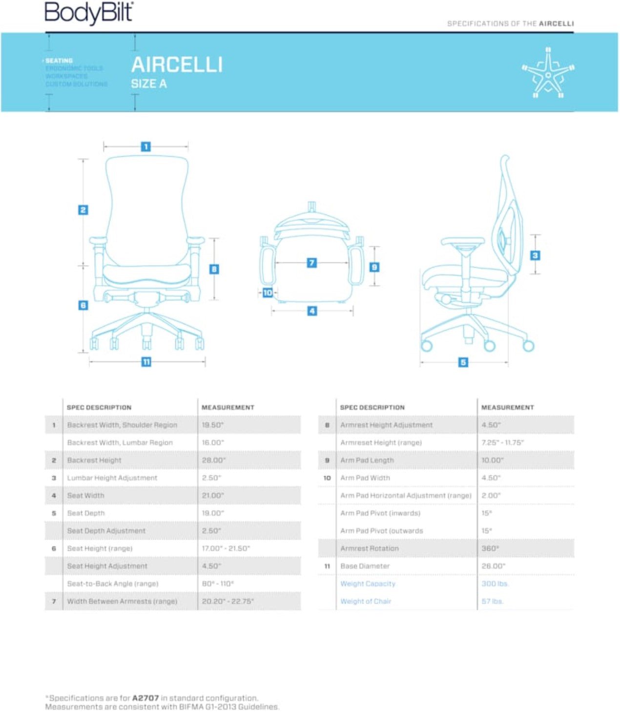 Aircelli Mesh Back Office Chair