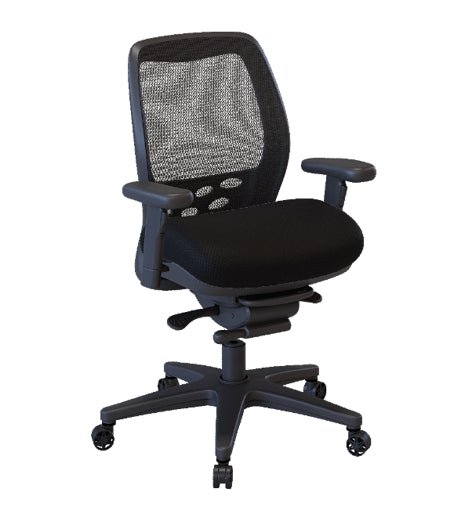 Nightingale SXO Mesh-Back Ergonomic Chair With Headrest - 6100 - Black