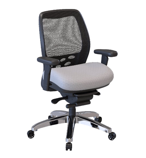 Nightingale SXO Mesh-Back Ergonomic Chair With Headrest - 6100 - White