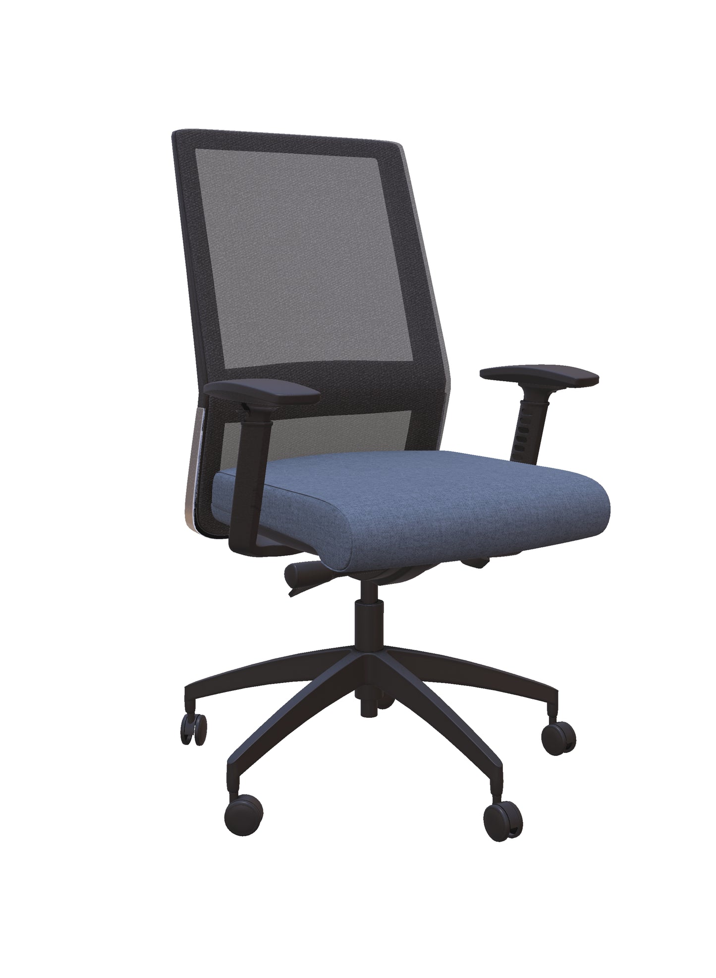 Freeride Grey Mesh-Back Office Chair
