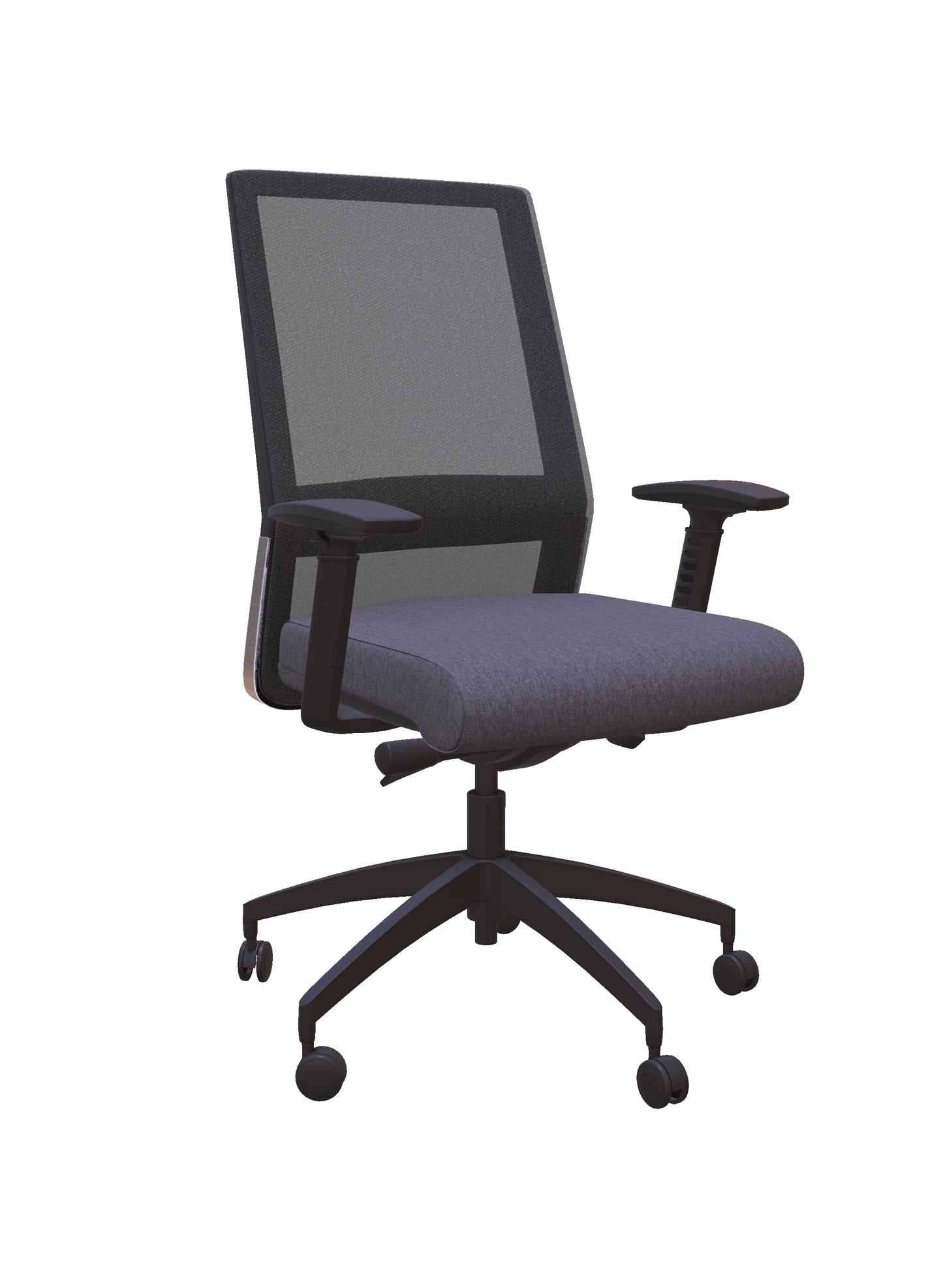 Freeride Grey Mesh-Back Office Chair