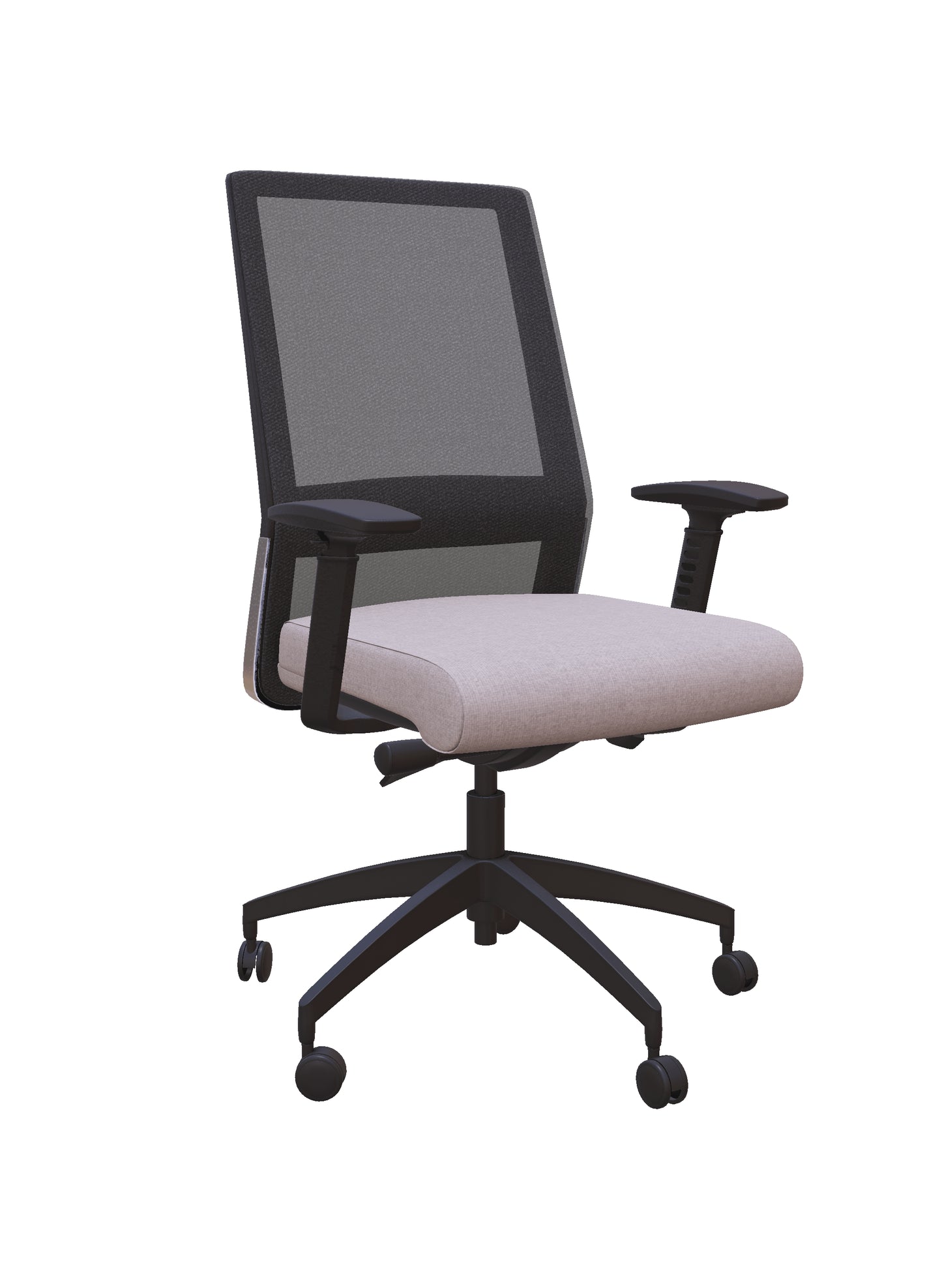 Freeride Grey Mesh-Back Office Chair