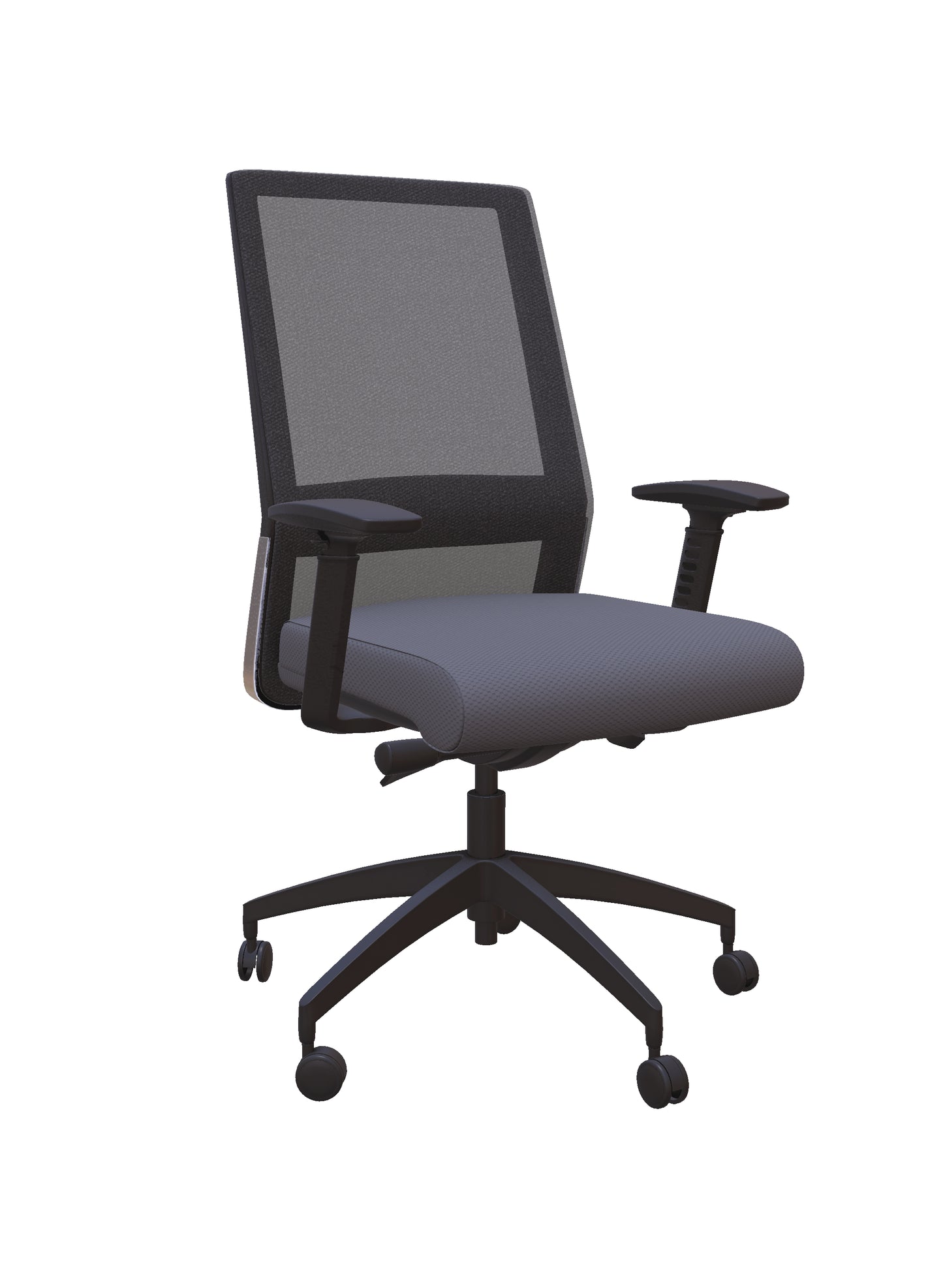 Freeride Grey Mesh-Back Office Chair