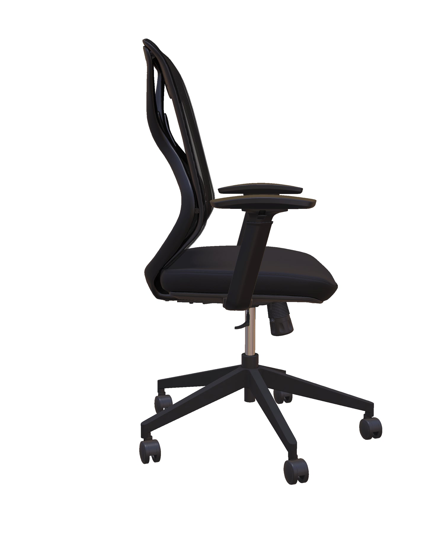 Roswell Black on Black Ergonomic Office Chair