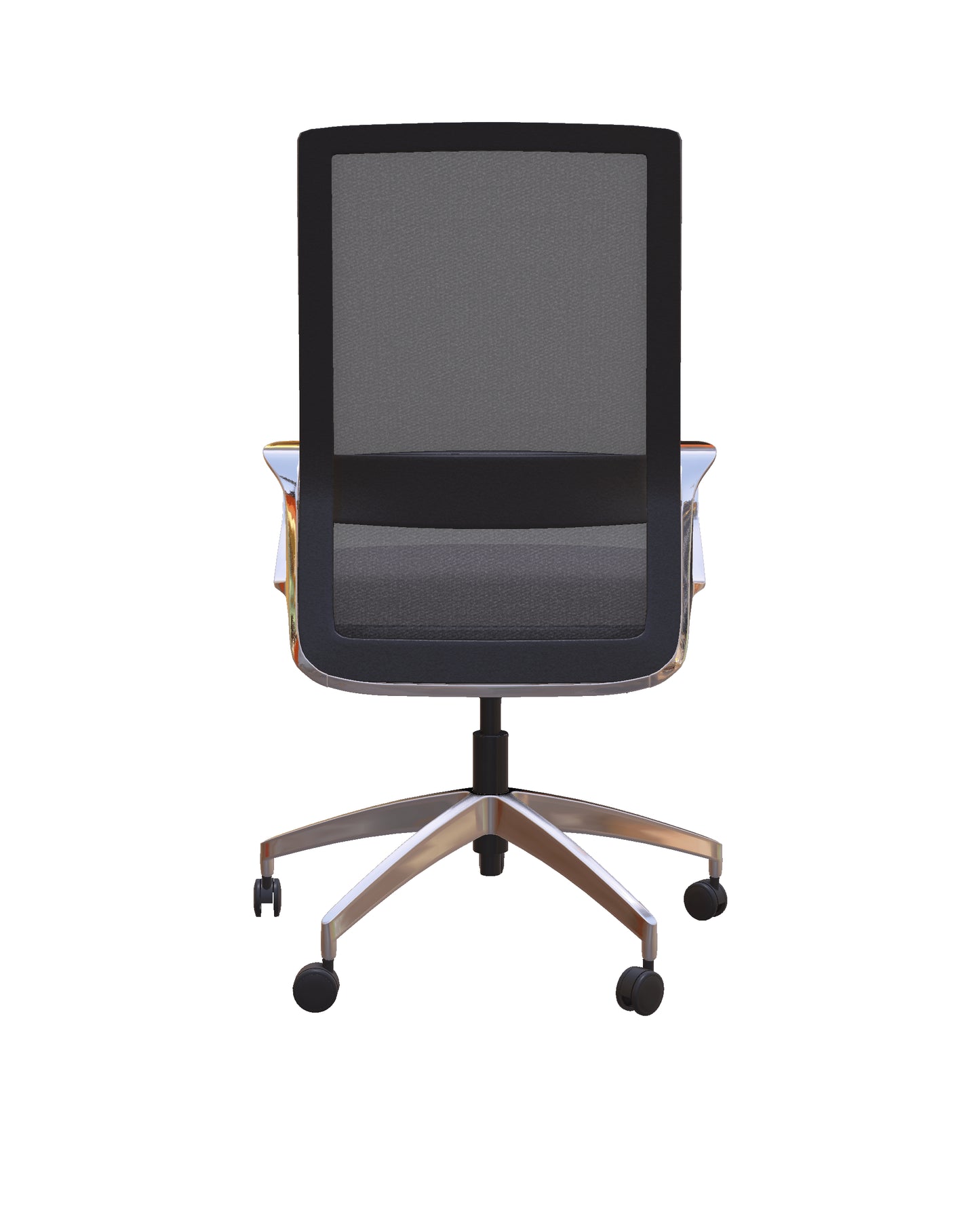 Freeride Grey Mesh-Back Conference Chair