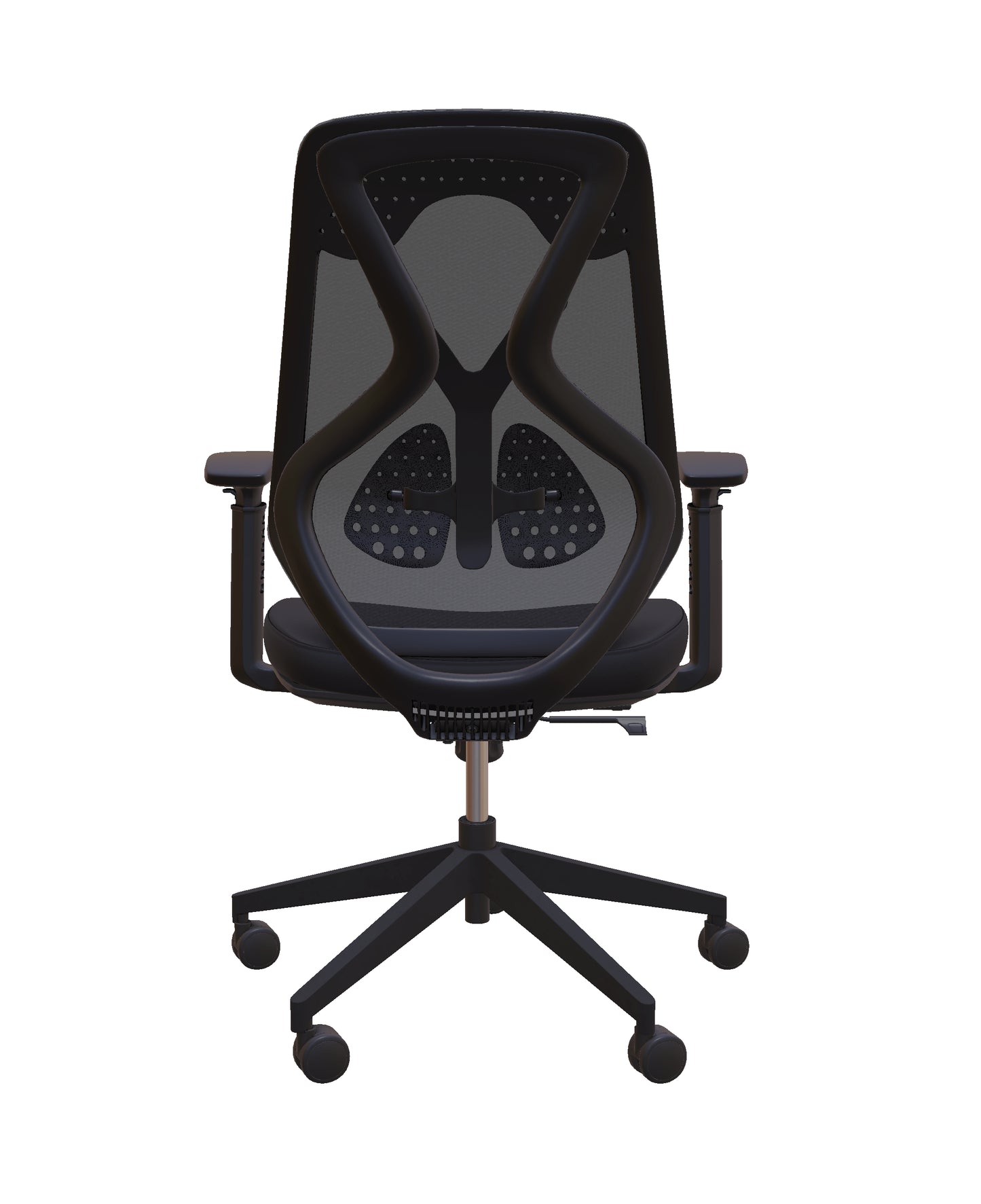 Roswell Black on Black Ergonomic Office Chair