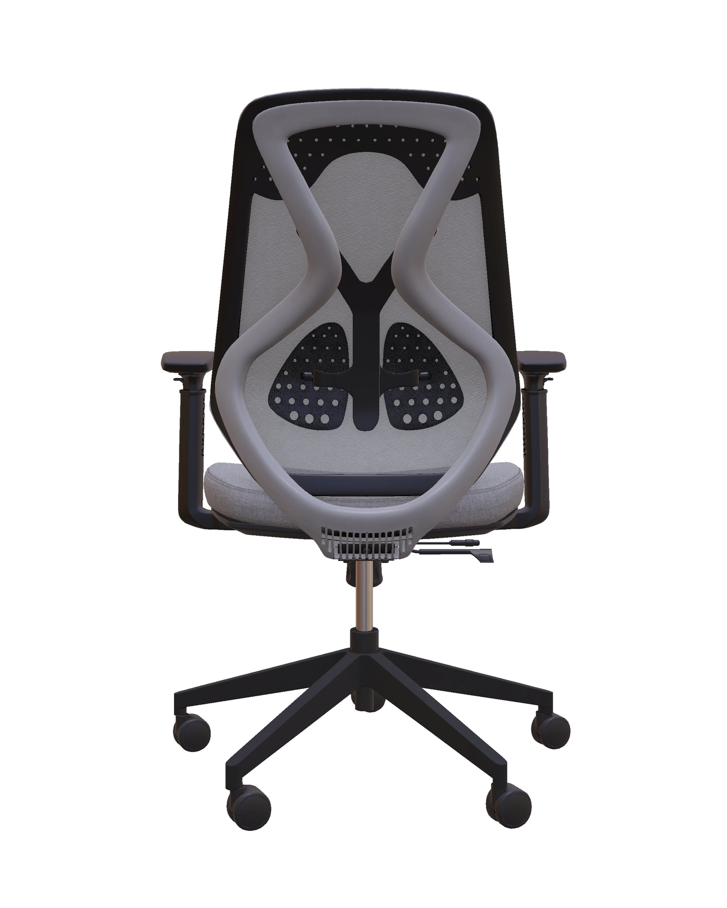 Roswell Black on Grey Ergonomic Office Chair