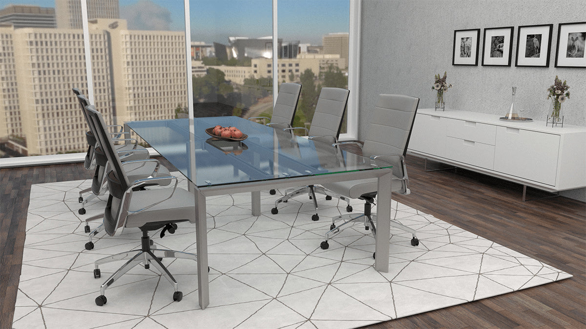 Freeride Executive Leather Conference Chair