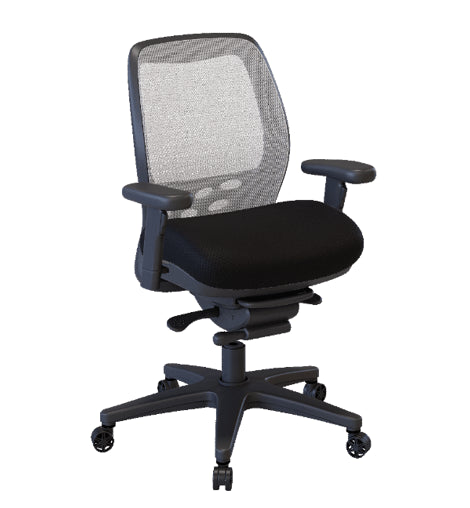 Nightingale SXO Mesh-Back Ergonomic Chair With Headrest - 6100 - Black