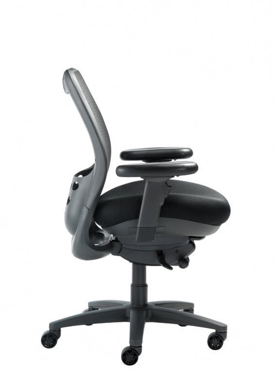Nightingale SXO Mesh-Back Ergonomic Chair With Headrest - 6100 - Black