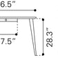 Zuo Zane Walnut Desk - SKU 100986