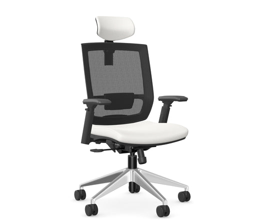 Entail Mid-Back Ergonomic Office Chair With Headrest
