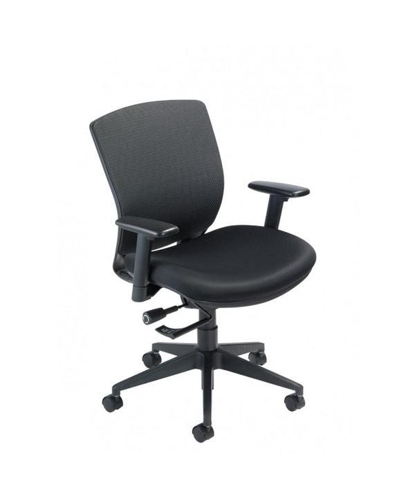 VXO Black Framed Mesh-Back Office Chair