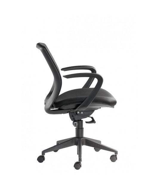 VXO Black Framed Mesh-Back Office Chair