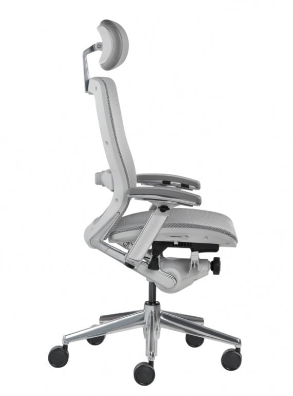 Nightingale IC2 Ergonomic Office Chair - 7300D-WH - Silver