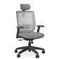 Entail Mid-Back Ergonomic Office Chair With Headrest