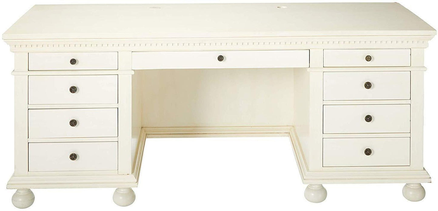 ACME Furniture Gustave Executive Desk - SKU 92482 - Cream