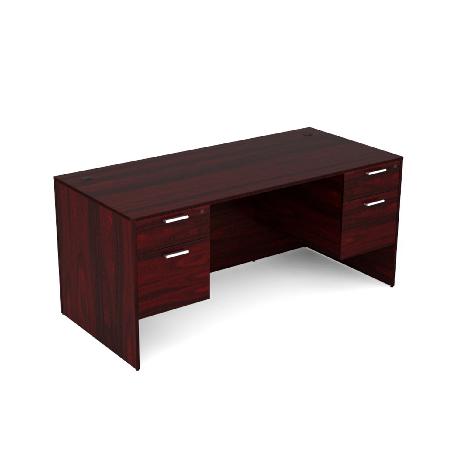 i5 Industries Rectangular Laminate Desk - Mahogany - SKU D3060P-1