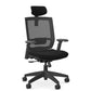 Entail Mid-Back Ergonomic Office Chair With Headrest