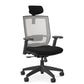 Entail Mid-Back Ergonomic Office Chair With Headrest