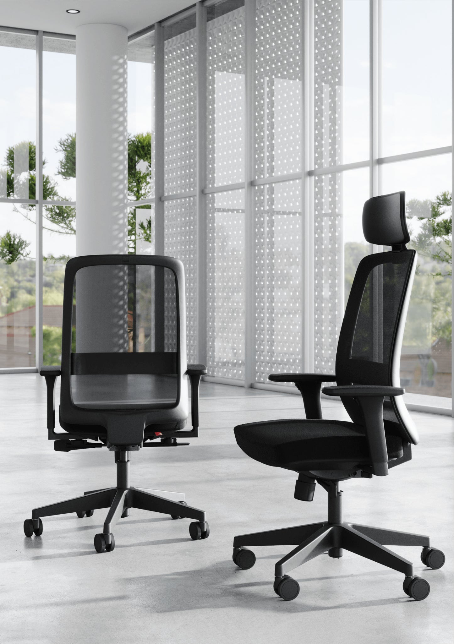 Vida Ergonomic Mesh-Back Office Chair