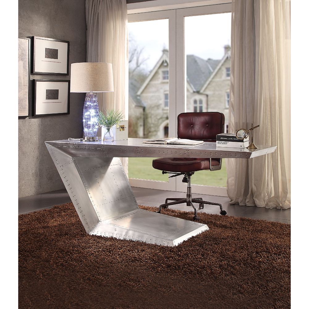 ACME Furniture Brancaster Modern Aluminum Desk - SKU 92025