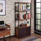 Sara 3 Tier Bookshelf with Storage Drawers