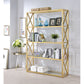 Milavera 5 Tier Glass Bookshelf