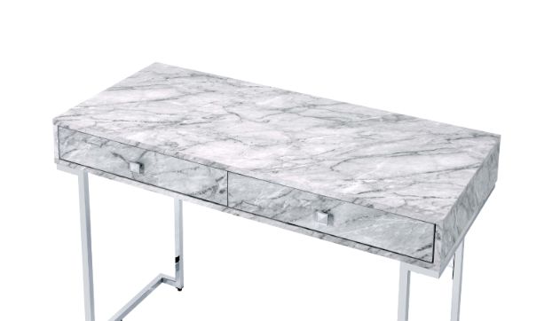 ACME Furniture Tigress Marble Top Desk - SKU 92615