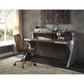 Brancaster Grain Leather & Aluminum Desk