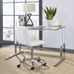 ACME Furniture Tyrese Glass Top Writing Desk - SKU 93100