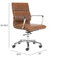 Ithaca Office Chair Vintage Brown