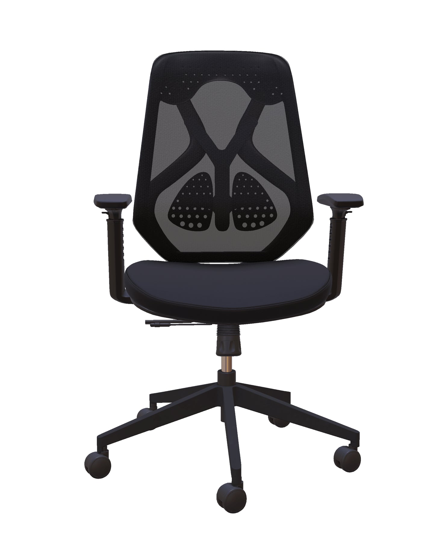 Roswell Black on Black Ergonomic Office Chair