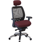 Nightingale SXO Mesh-Back Ergonomic Chair With Headrest - 6100D - Burgundy