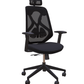 Roswell Black on Black Ergonomic Office Chair