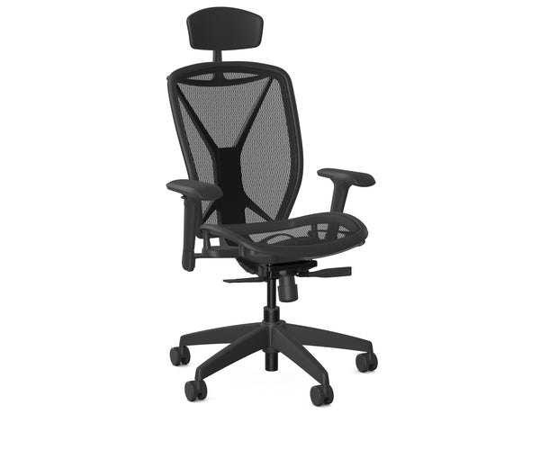 Fluid All Mesh Ergonomic Office Chair With Headrest