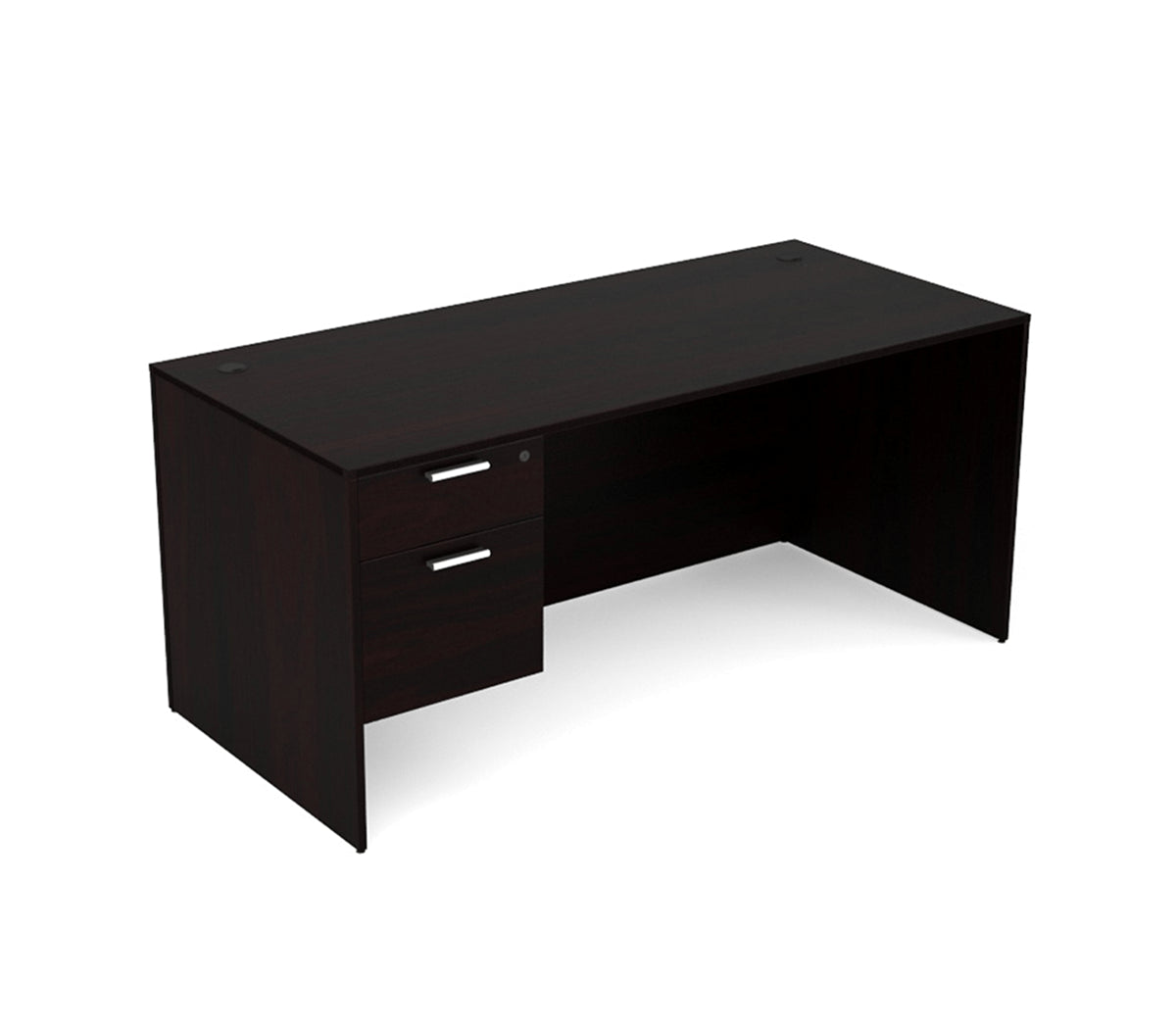 i5 Industries Rectangular Laminate Desk - Black - SKU D3060P-3