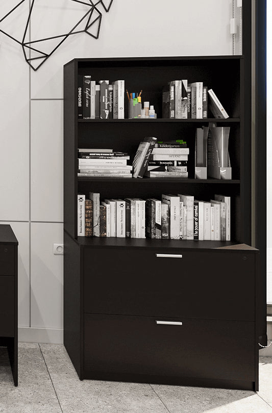 Kai Lateral File Drawer with Open Hutch
